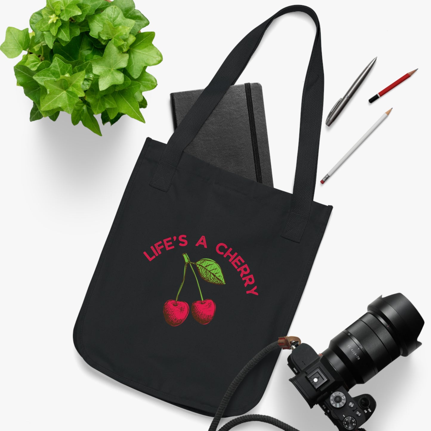 Eco-Friendly Cherry Tote Bag