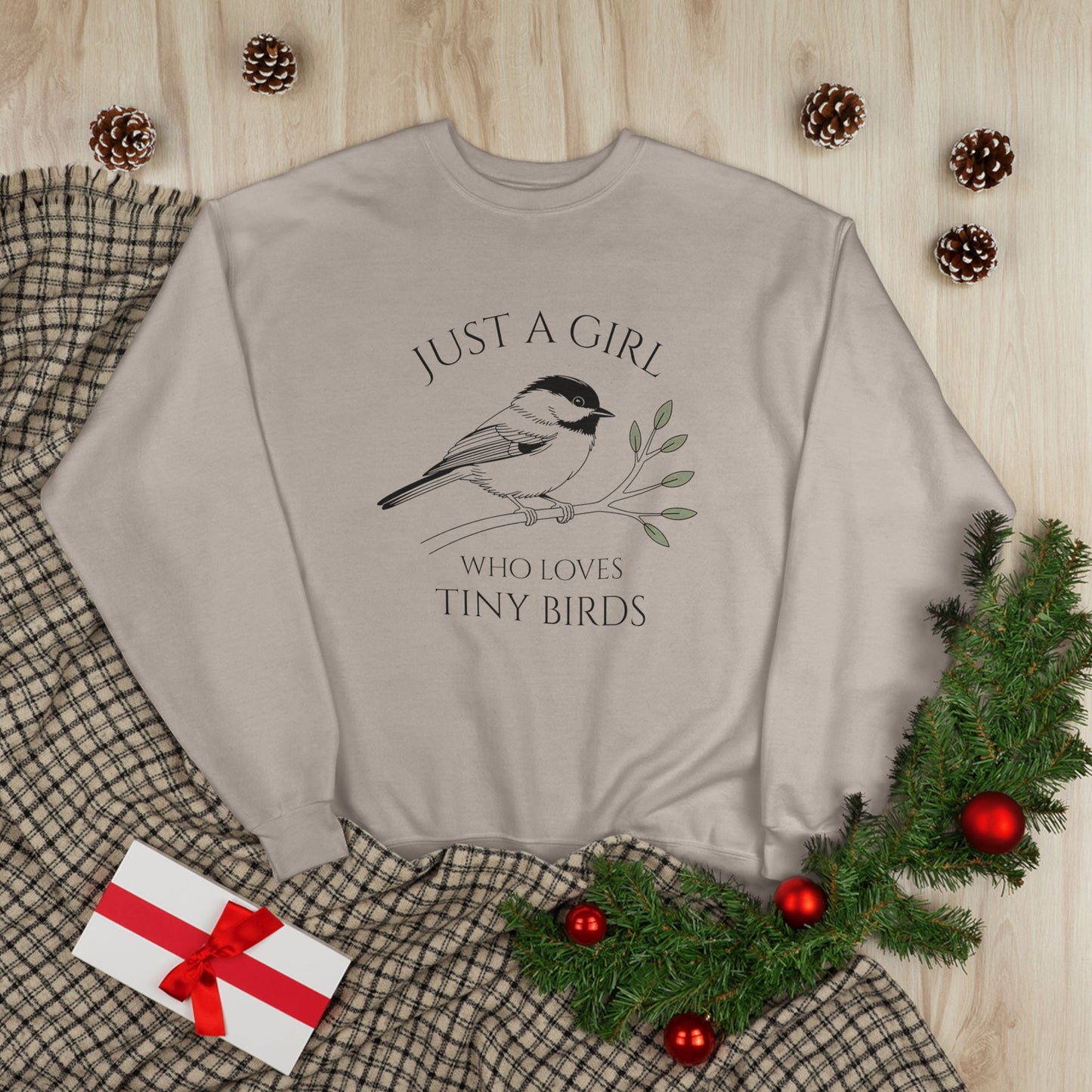 Just A Girl Who Loves Tiny Birds Sweatshirt