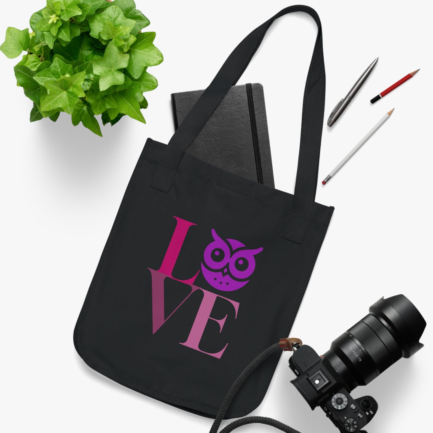 Cotton Tote Bag - Owl