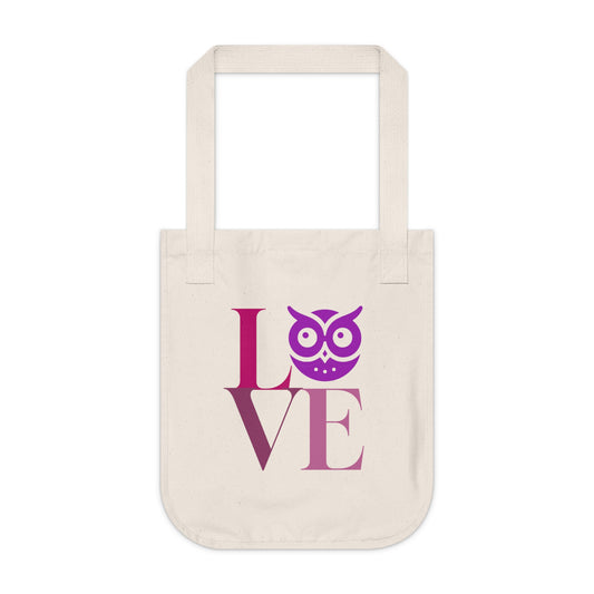Cotton Tote Bag - Owl