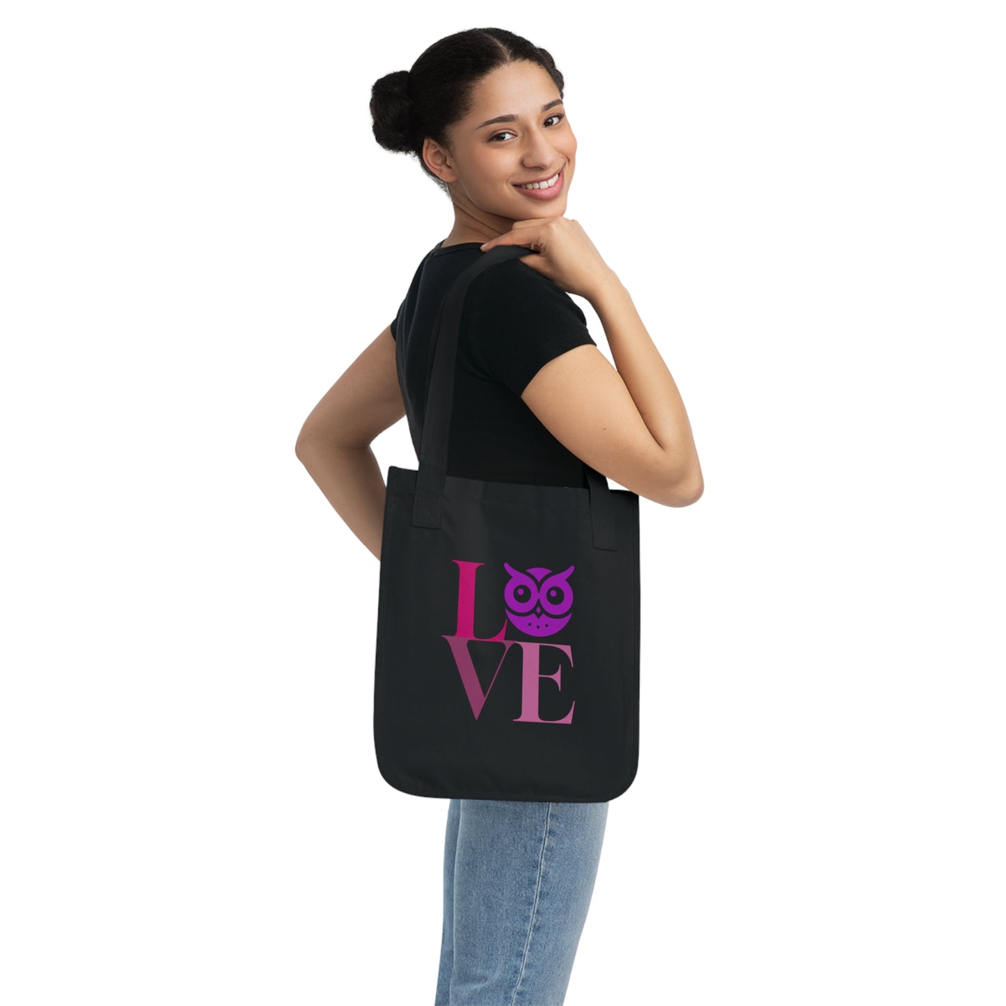 Cotton Tote Bag - Owl