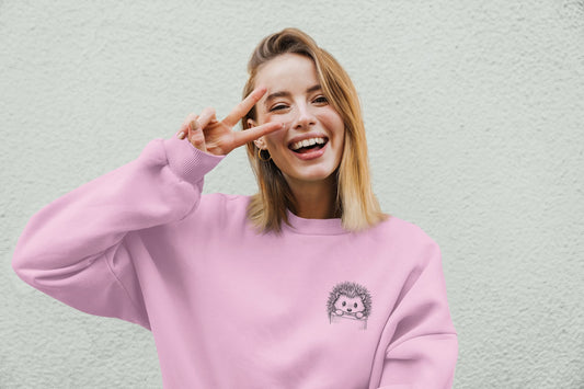 Sustainable Sweatshirt – Hedgehog