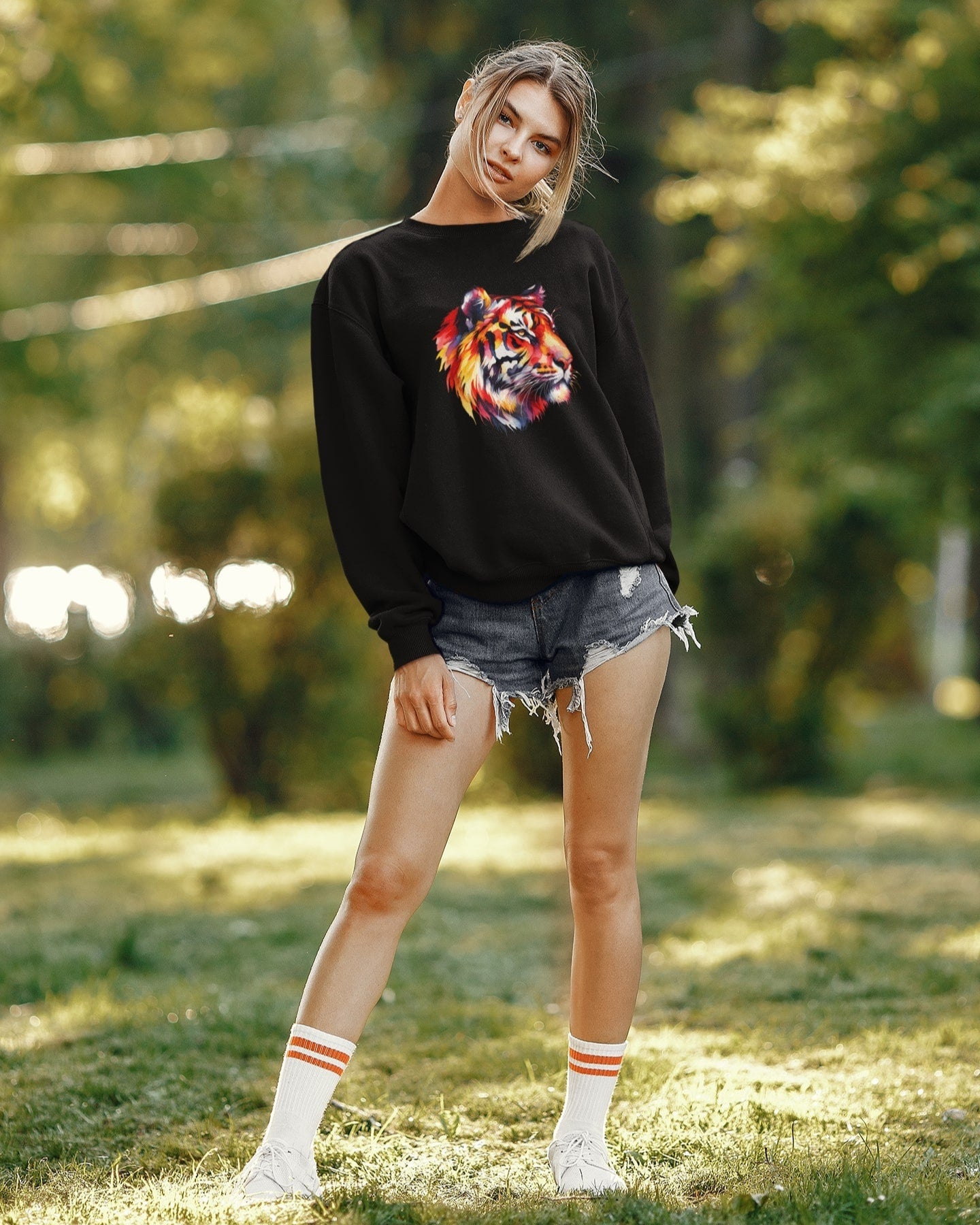 Sustainable Sweatshirt – Tiger