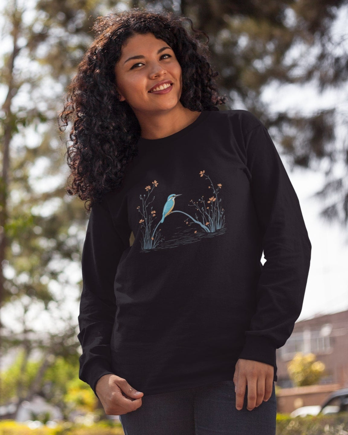 Sustainable Sweatshirt – Kingfisher