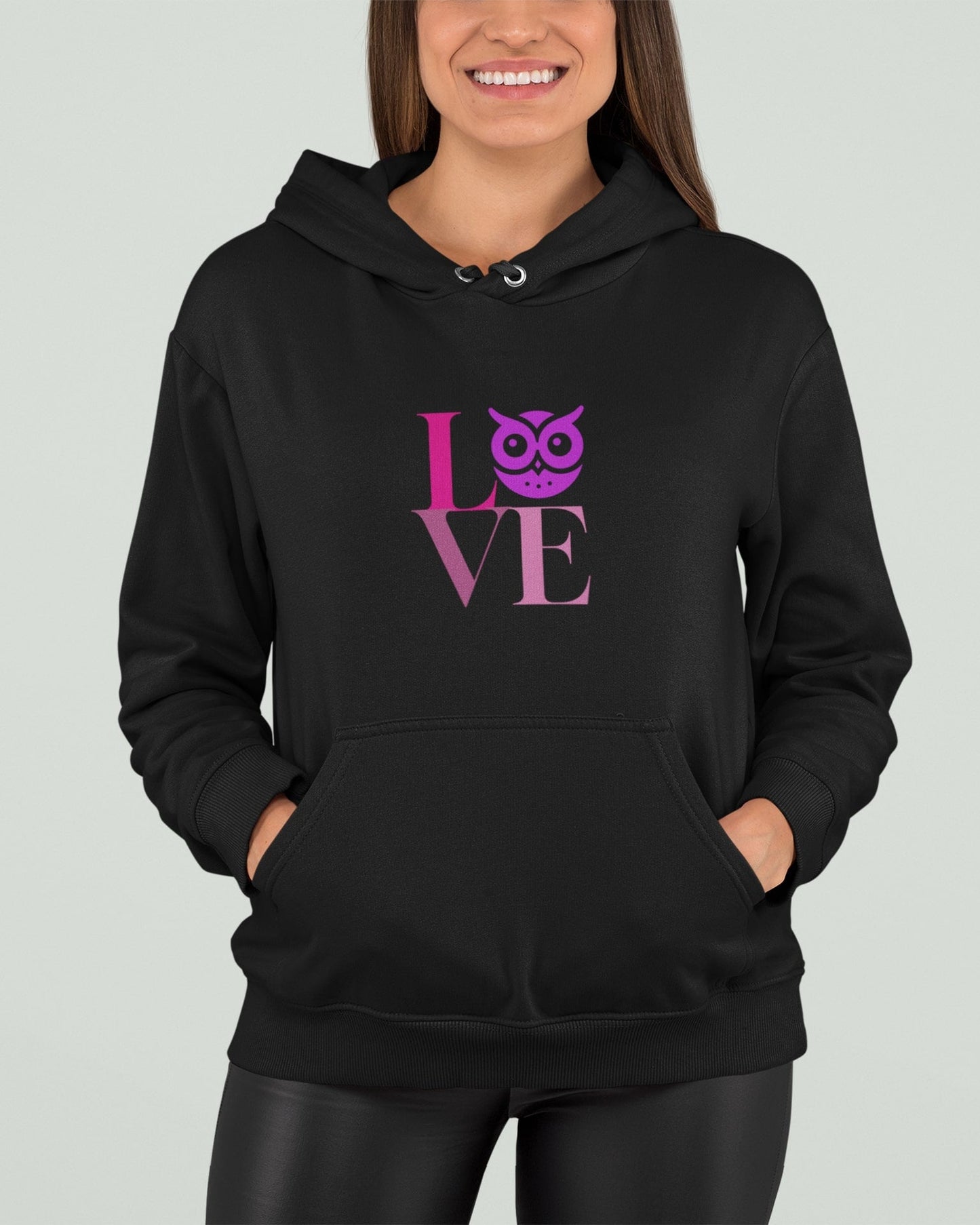 Sustainable Hoodie – Owl Love