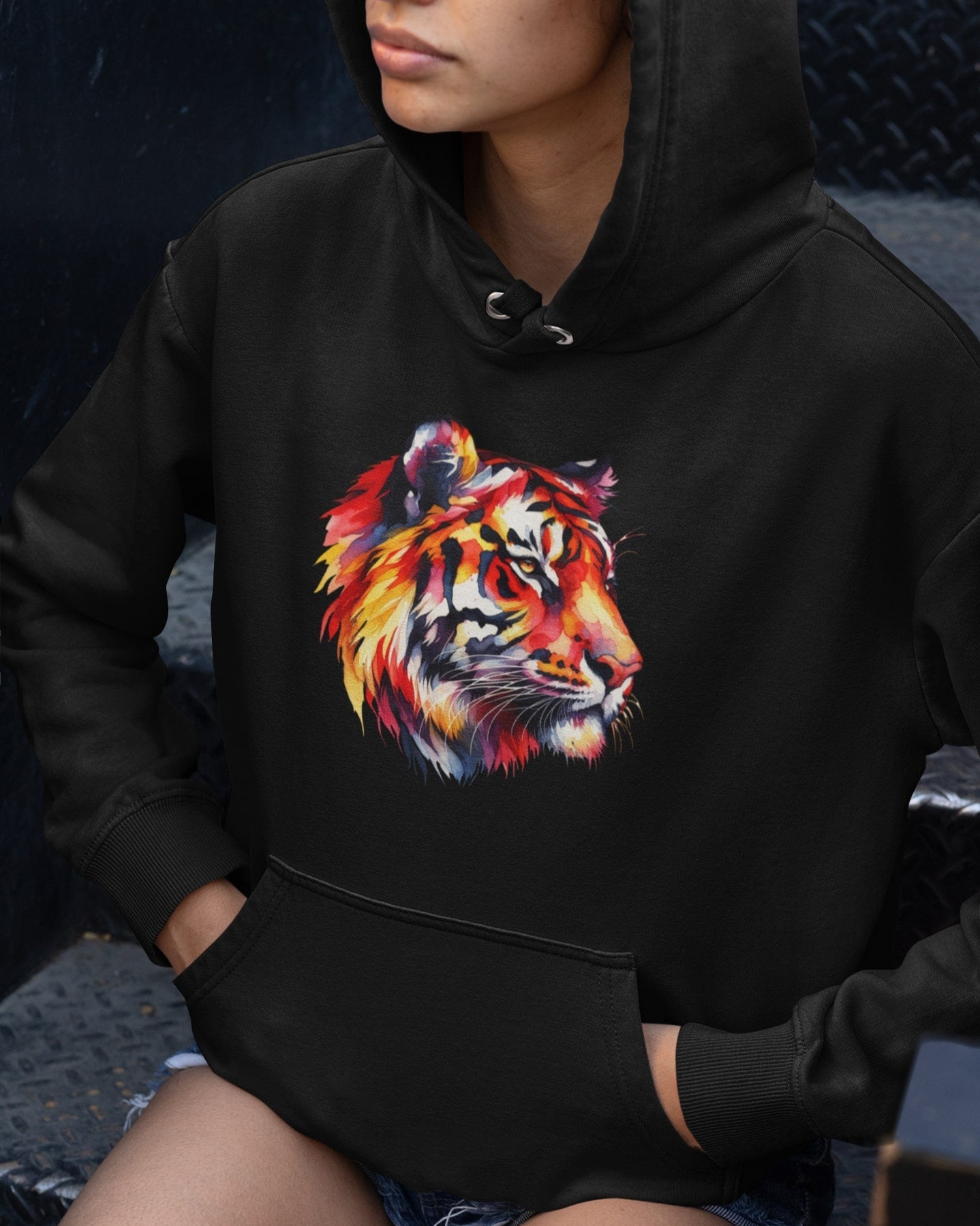 Sustainable Hoodie – Tiger