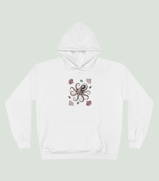 Woman's Sustainable Hoodie – Octopus