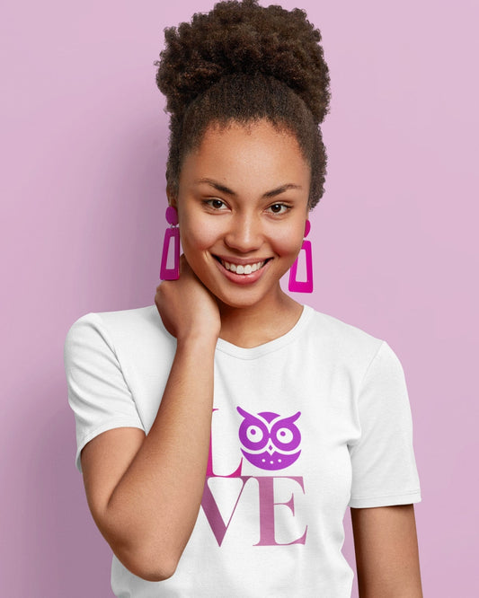 Sustainable T-Shirt – Owl Love