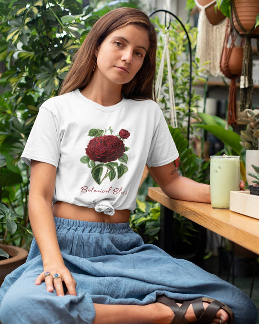 Eco-Friendly Nature T-Shirt – Peony