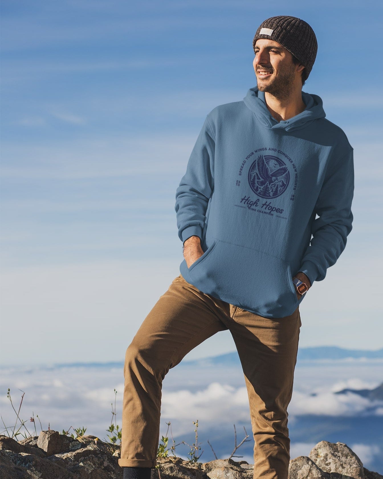 Sustainable Eagle Hoodie