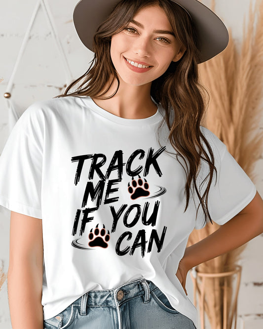 Organic Cotton T-Shirt – Track Me If You Can
