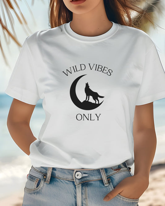 Organic Cotton T-Shirt – Wild Vibes Only