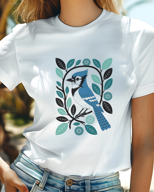 Organic Cotton T-Shirt – Blue Jay