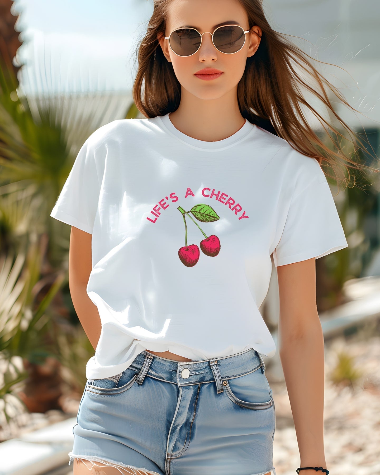 Eco-Friendly Cherry T-shirt
