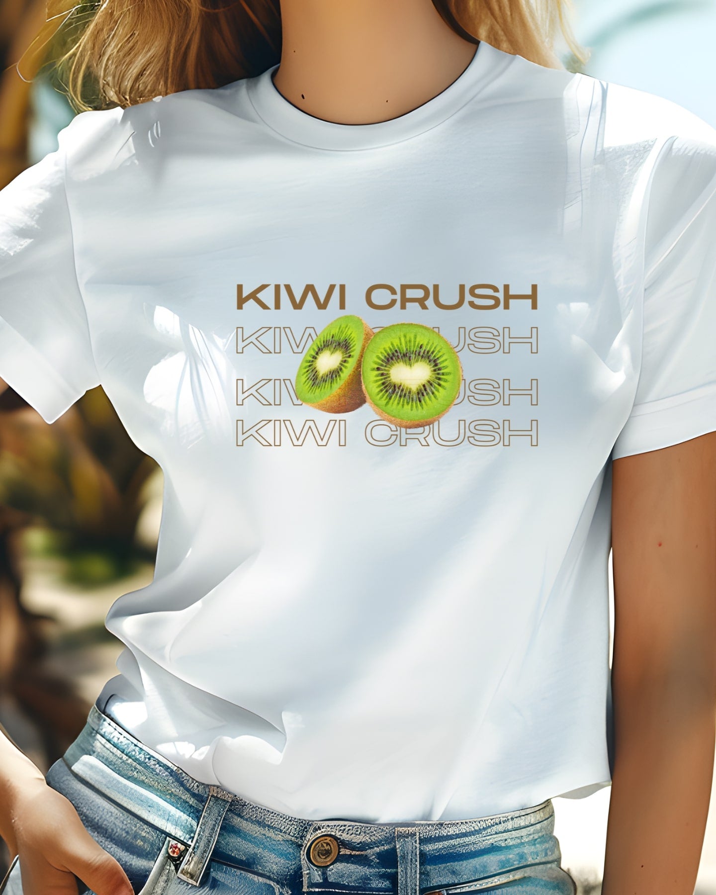 Eco-Friendly T-Shirt - Kiwi Crush