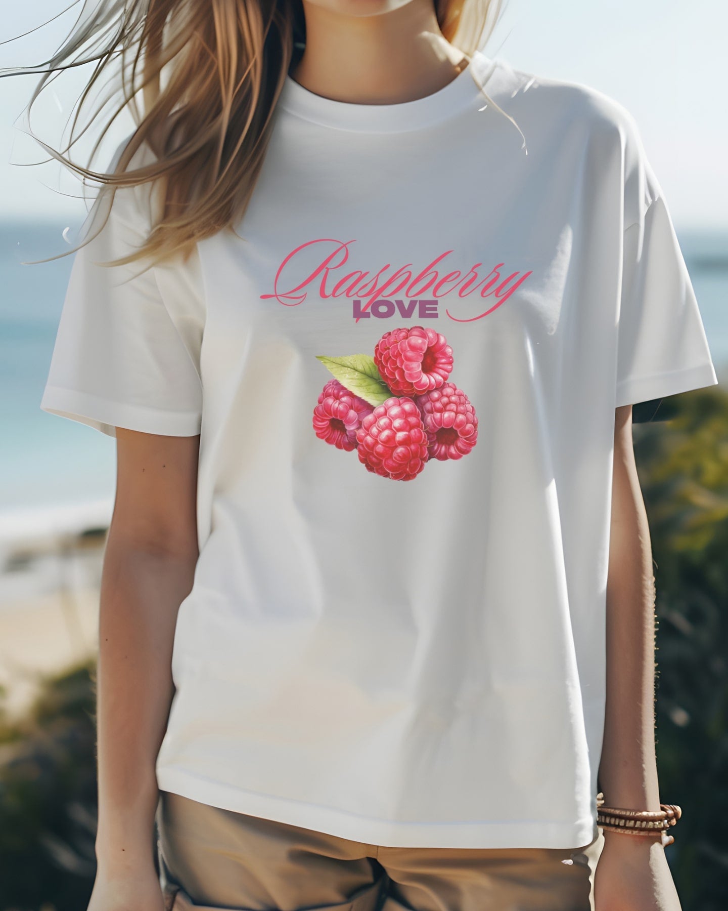 Eco-Friendly Raspberry T-Shirt