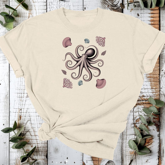 Organic Cotton T-Shirt – Octopus