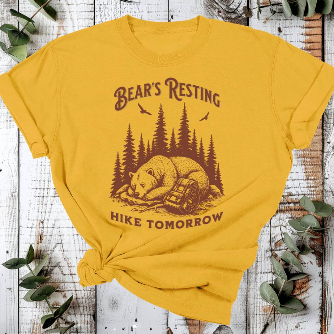 Organic Cotton T-Shirt – Bear's Resting
