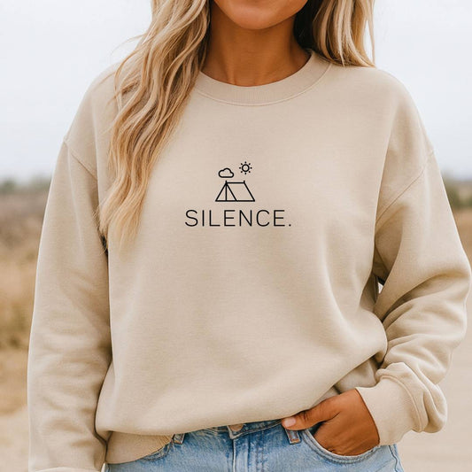 Sustainable Sweatshirt - Silence