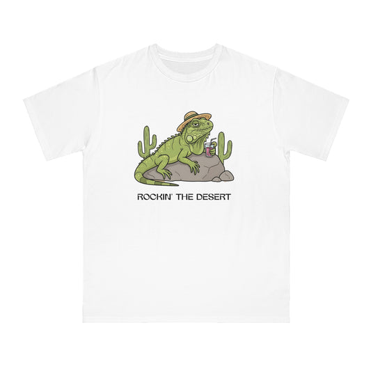 Organic Cotton T-Shirt – Chill Like a Lizard