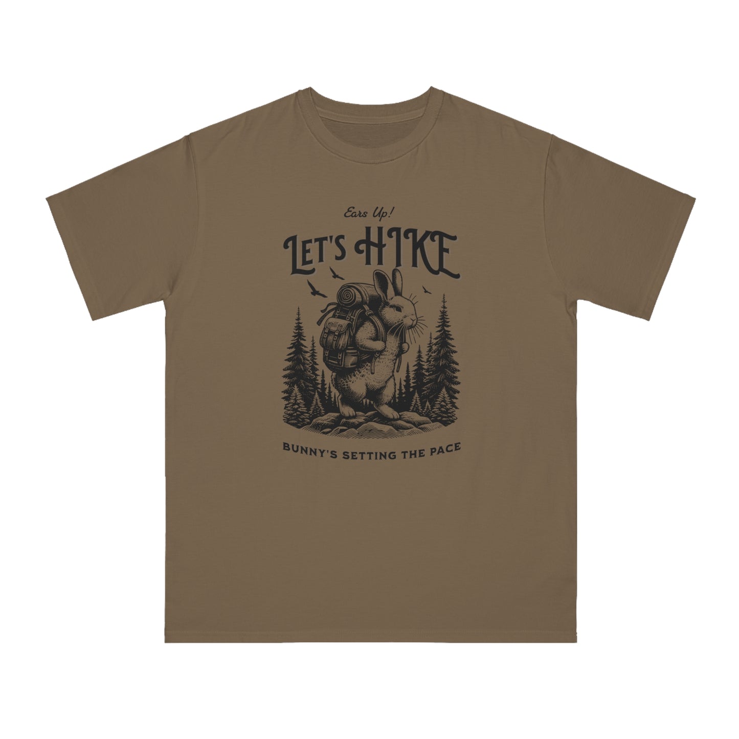 Eco-Friendly Nature T-Shirt – Hiking Bunny