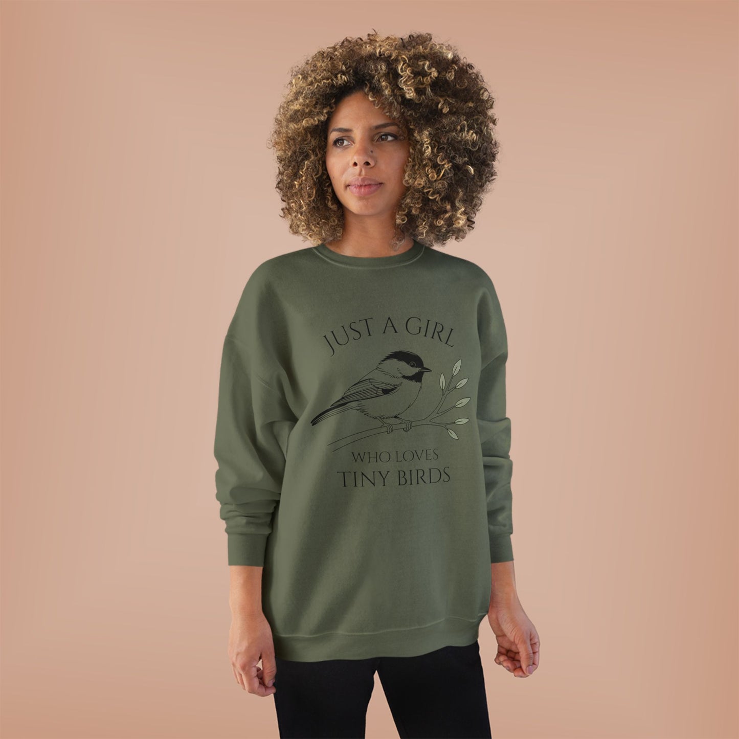 Just A Girl Who Loves Tiny Birds Sweatshirt