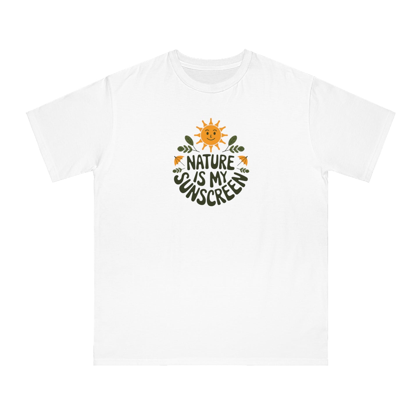 Organic Cotton T-Shirt – Nature Is My Sunscreen