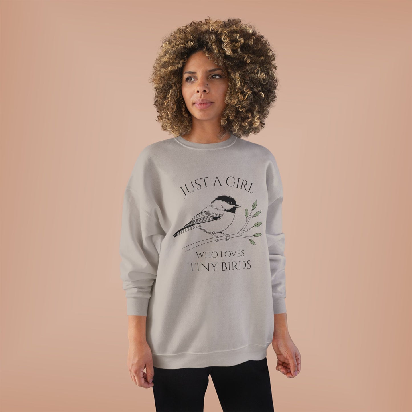 Just A Girl Who Loves Tiny Birds Sweatshirt