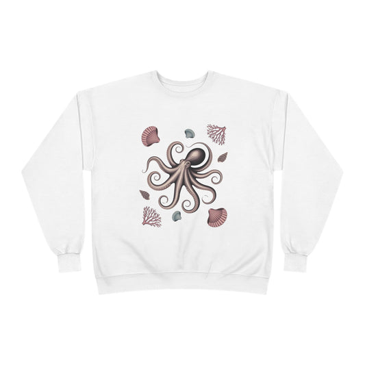 Woman's Sustainable Sweatshirt – Octopus