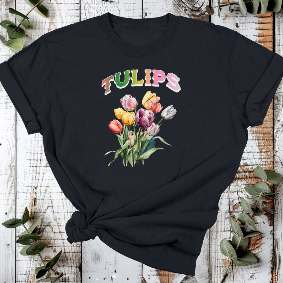 Eco-Friendly Nature T-Shirt – Tulips