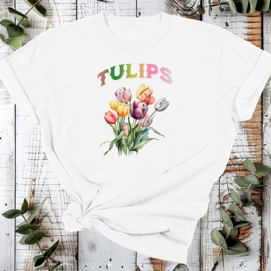 Eco-Friendly Nature T-Shirt – Tulips