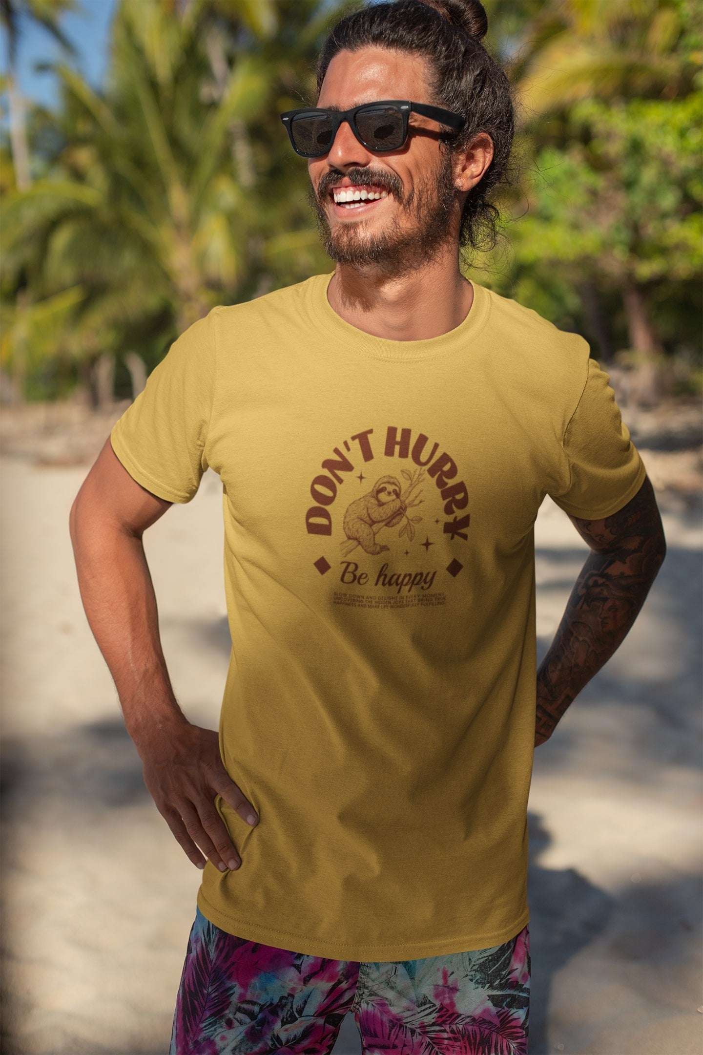 Sustainable Nature T-Shirt – Sloth