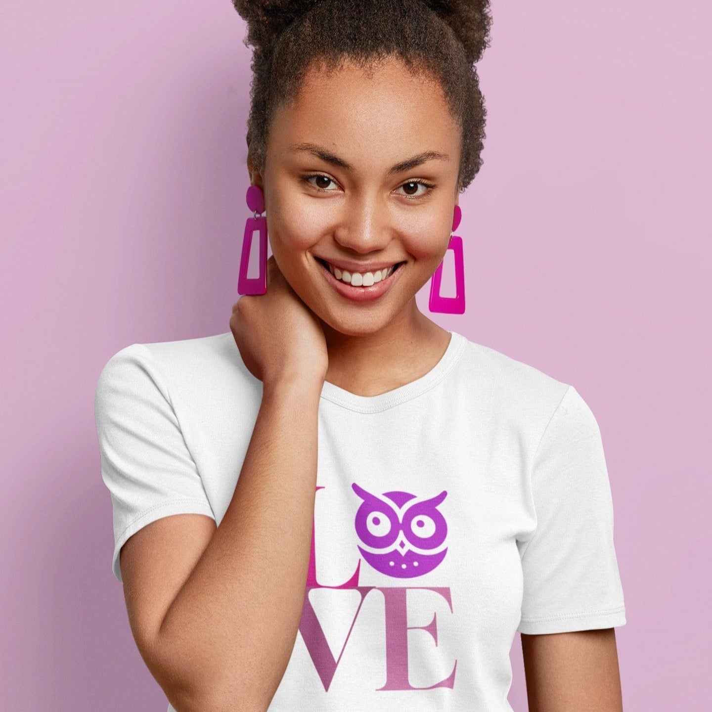 Sustainable T-Shirt – Owl Love
