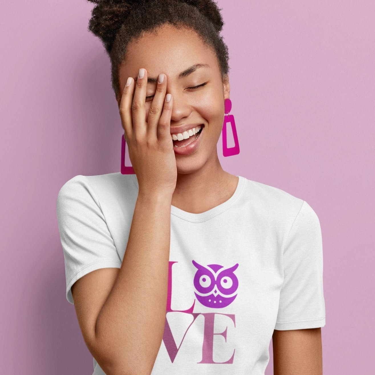 Sustainable T-Shirt – Owl Love