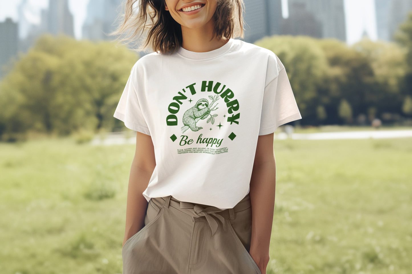 Eco-Friendly Nature T-Shirt – Sloth