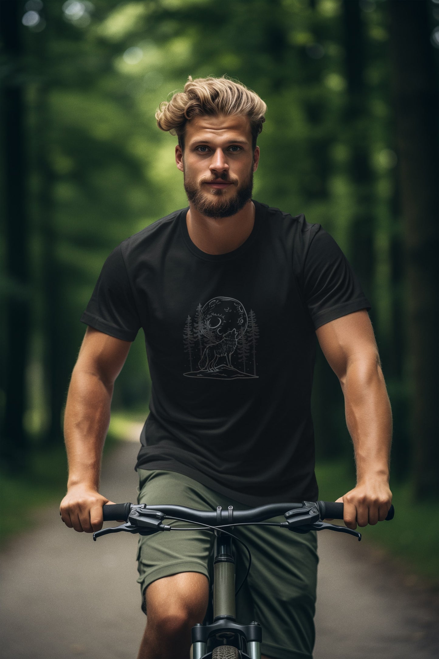 Eco-Friendly Men's T-Shirt - Wolf
