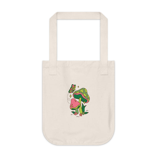 Eco Tote Bag - Colorful mushrooms