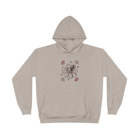 Woman's Sustainable Hoodie – Octopus