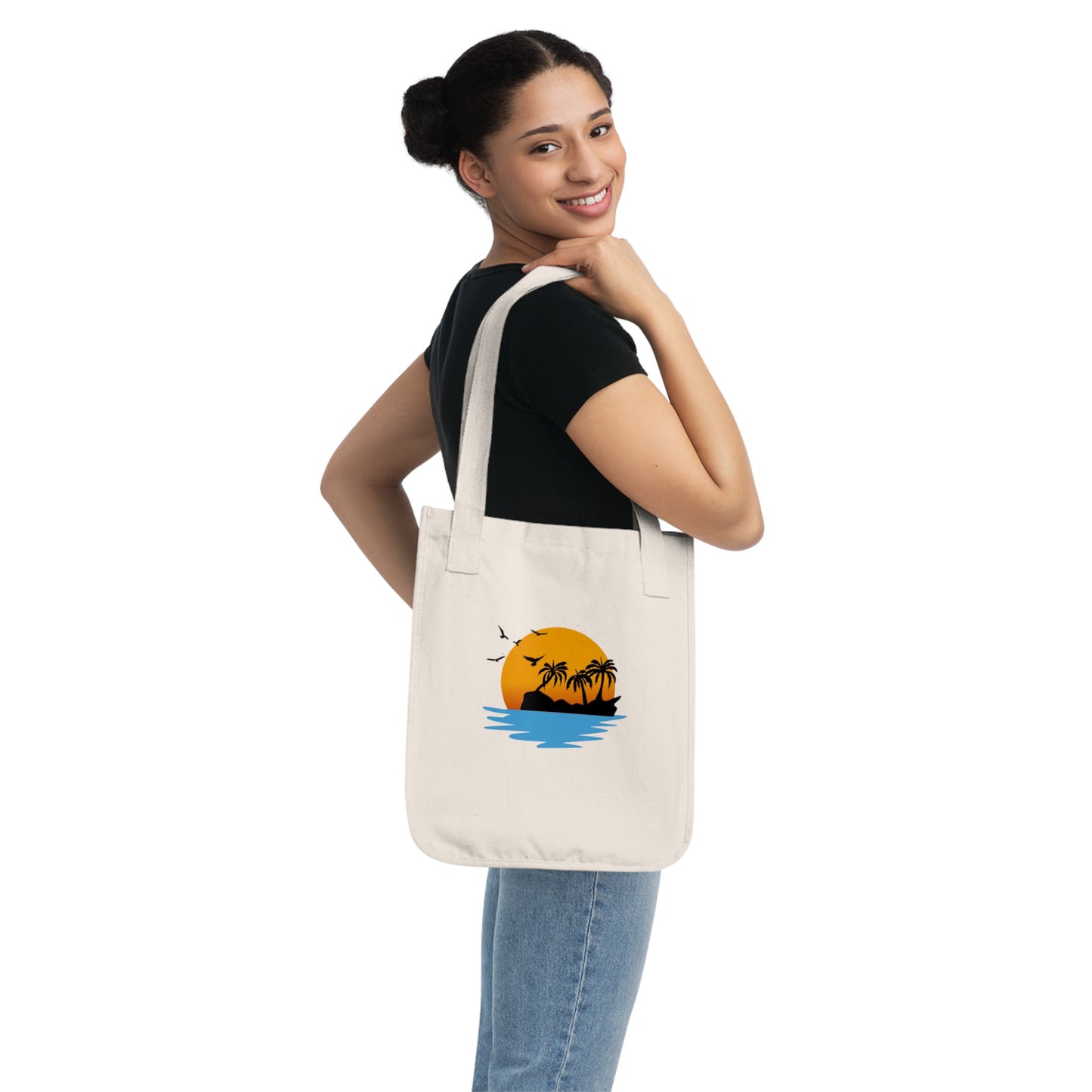 Eco Tote Bag - Sunset and sea