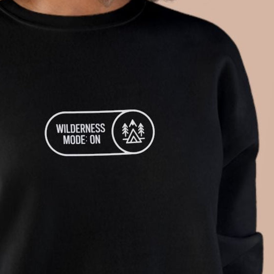 Sustainable Sweatshirt - Wilderness Mode: ON