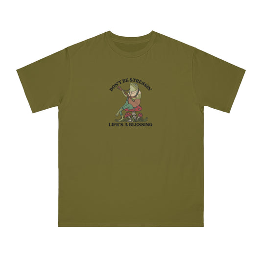 Eco-Friendly Men's T-Shirt - Don't be stressin'