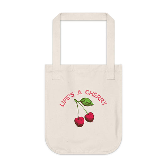 Eco-Friendly Cherry Tote Bag