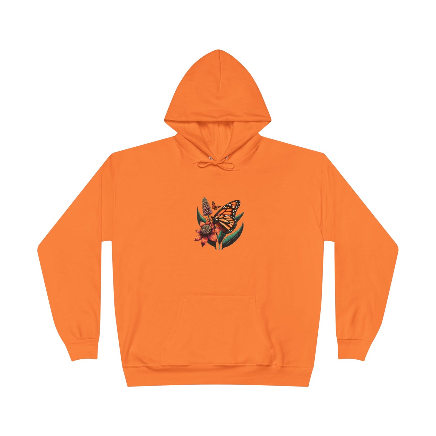 Woman's Sustainable Hoodie – Butterflies