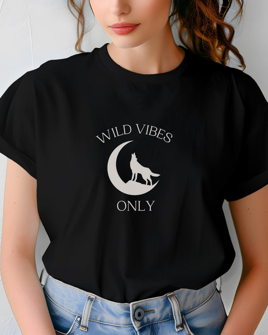 Organic Cotton T-Shirt – Wild Vibes Only