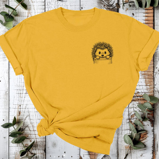 Organic Cotton T-Shirt – Pocket Hedgehog