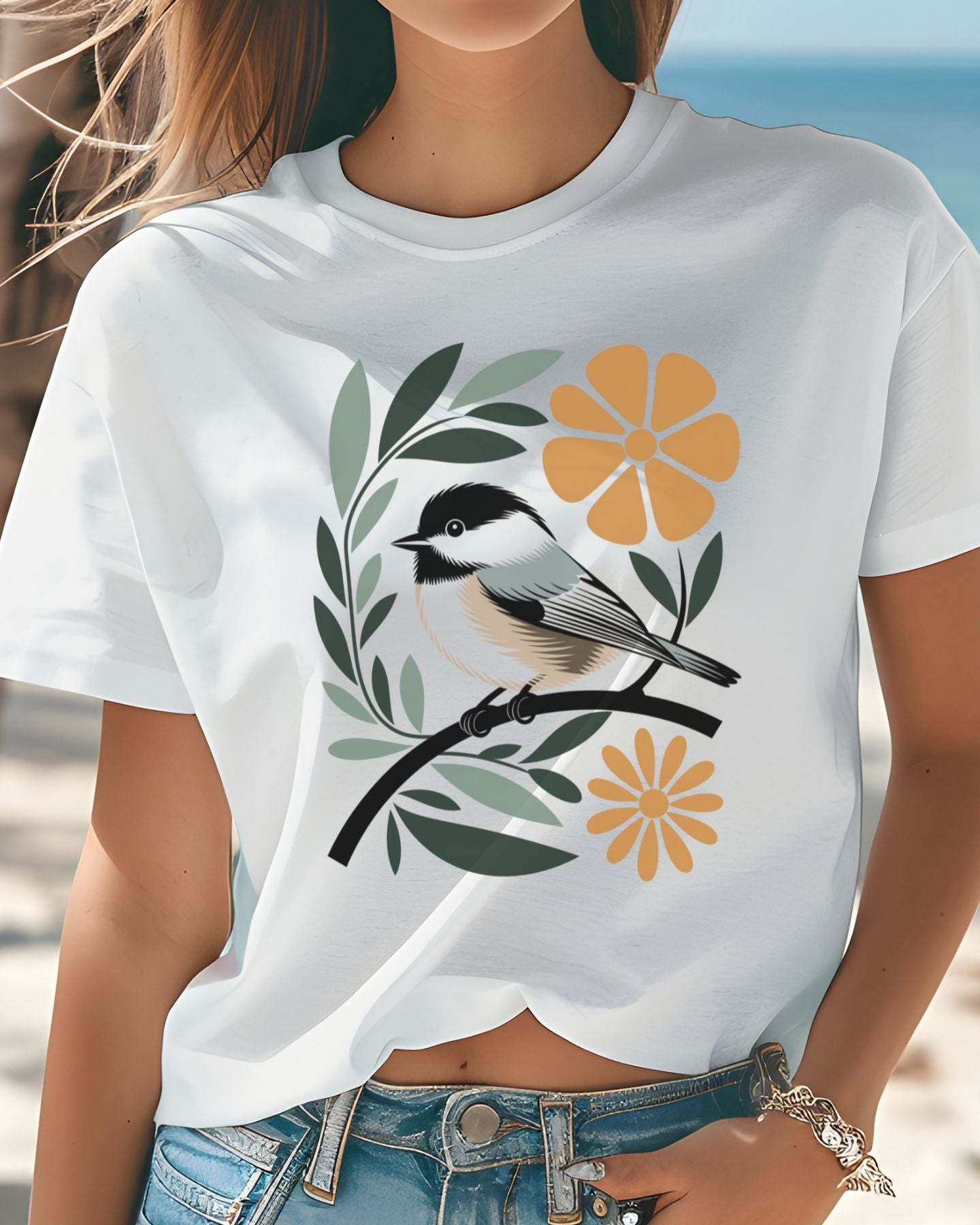 Organic Cotton T-Shirt – Chickadee