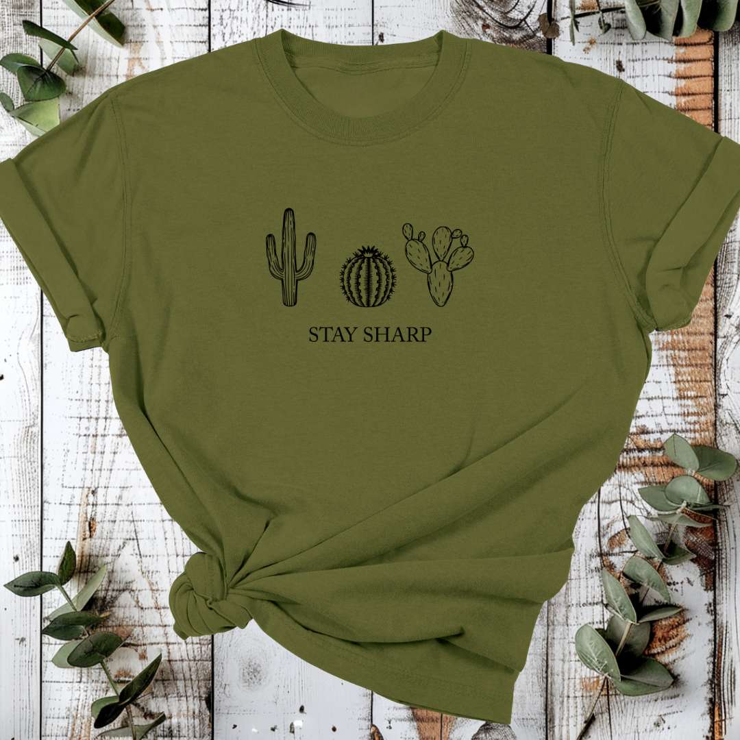 Organic Cotton T-Shirt – Stay Sharp