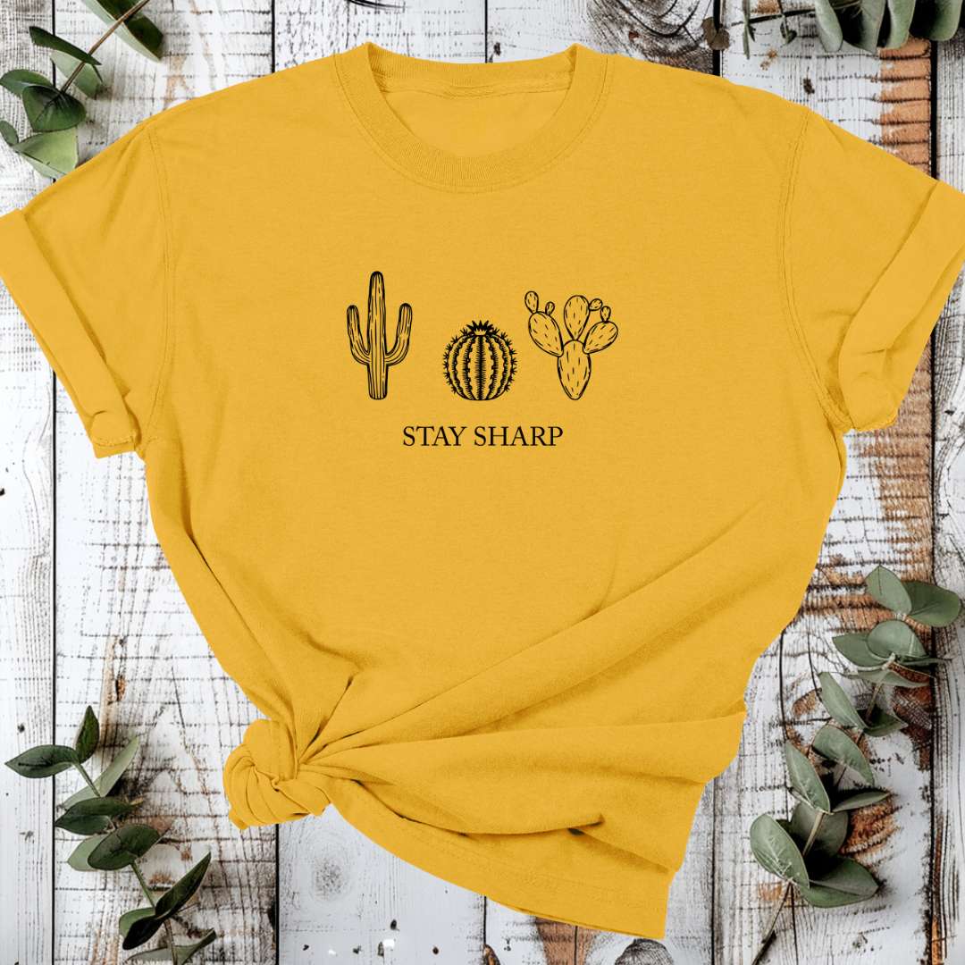 Organic Cotton T-Shirt – Stay Sharp
