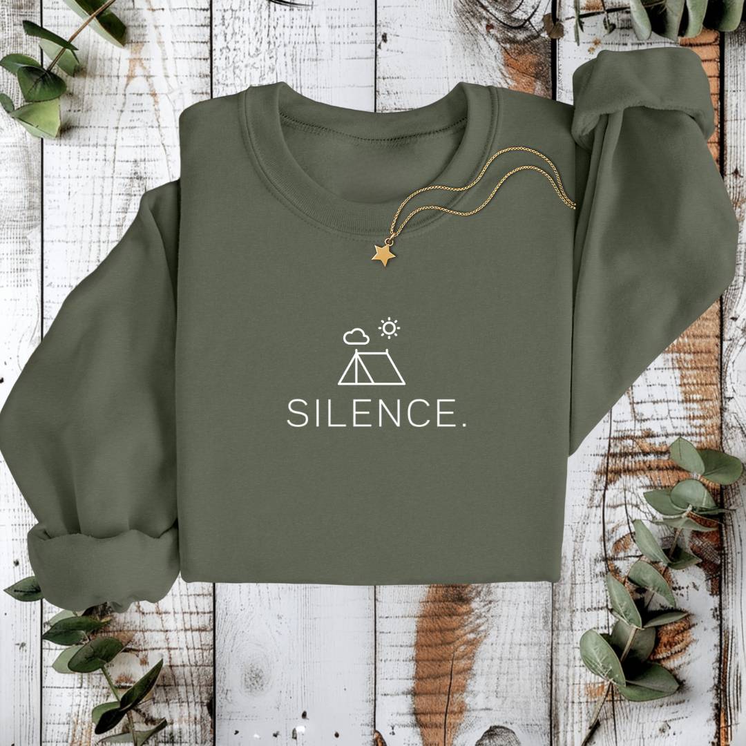Sustainable Sweatshirt - Silence