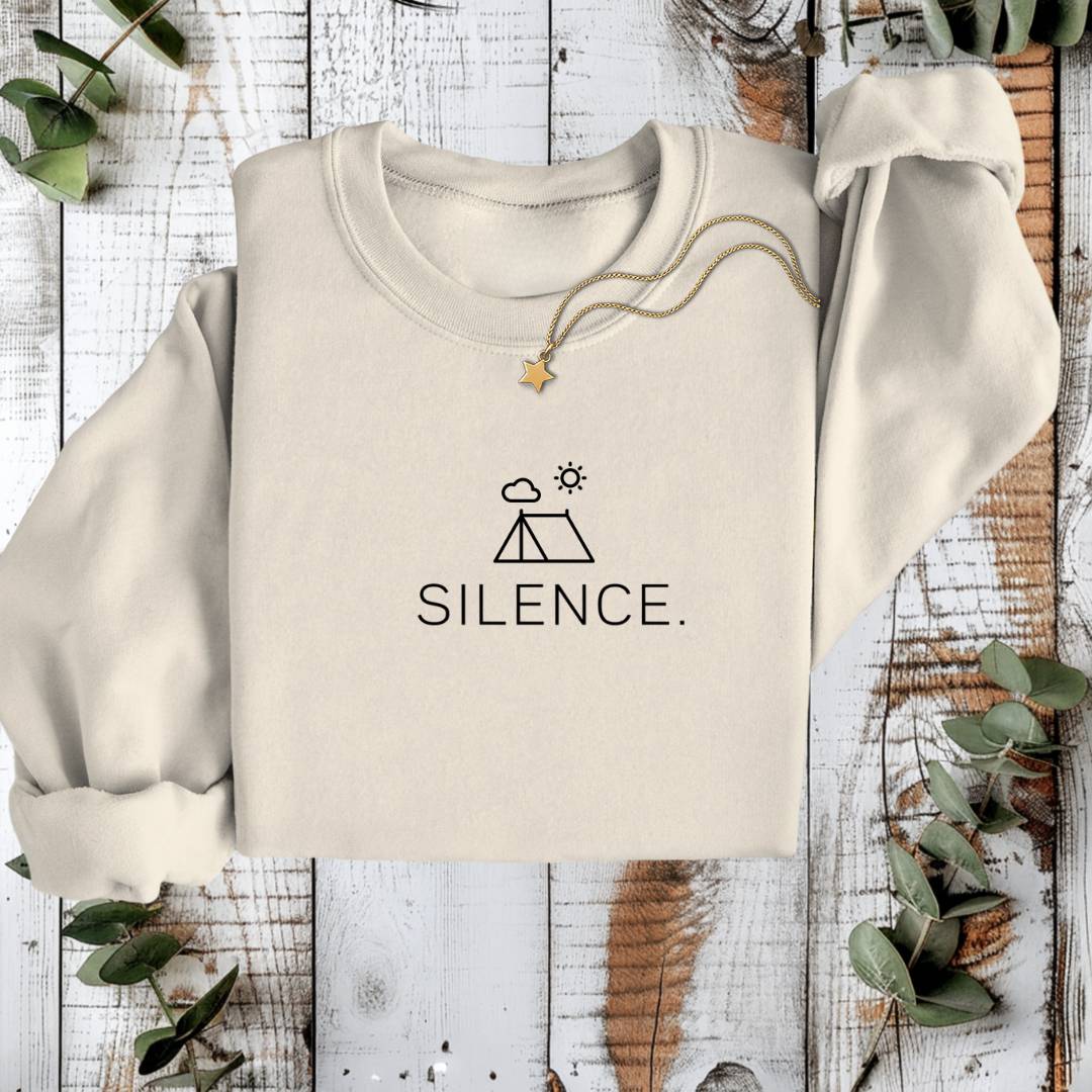 Sustainable Sweatshirt - Silence